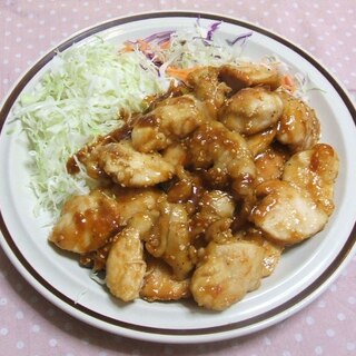 切り方にコツあり☆冷めても柔らか照り焼きチキン